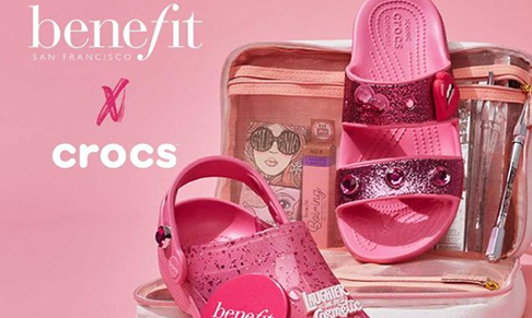 Benefit Cosmetics collaborates with Crocs